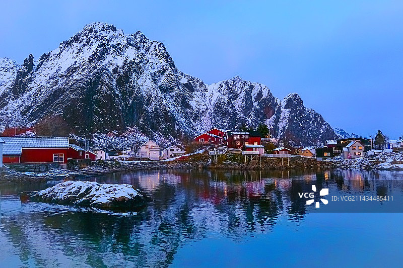 挪威的峡湾图片素材