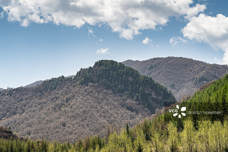 甘肃省定西市渭源县渭河源风景区图片素材