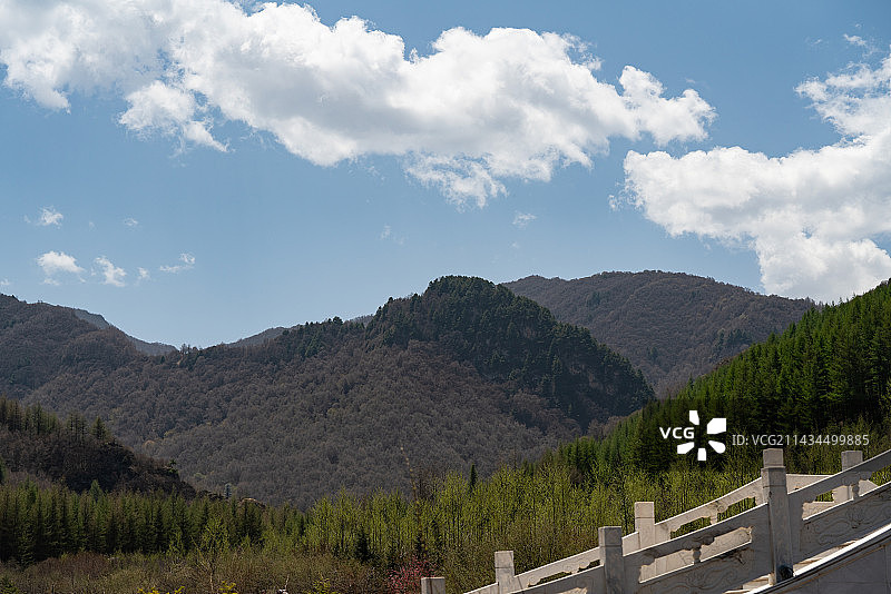 甘肃省定西市渭源县渭河源风景区图片素材