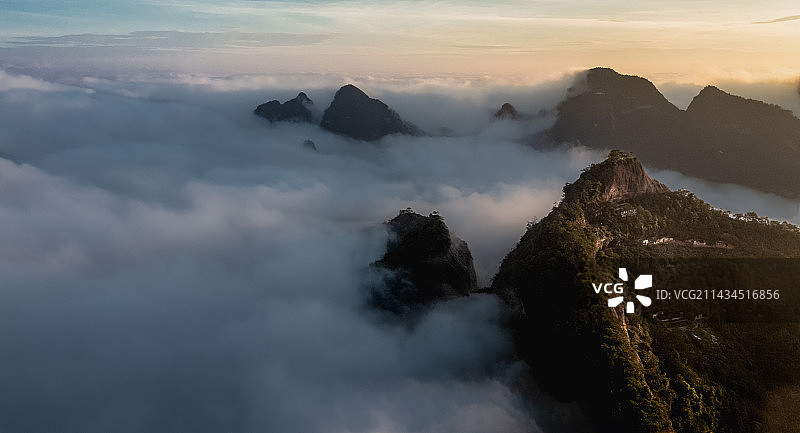 广西容县都峤山云海图片素材