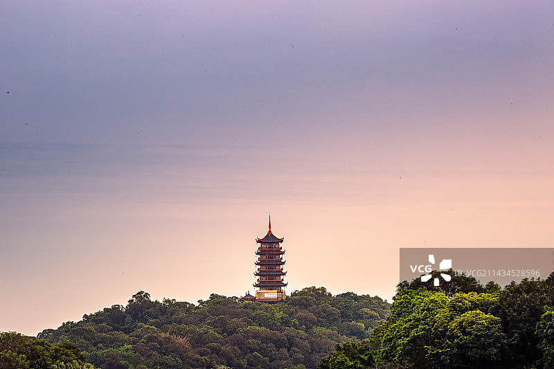魁星阁 远眺图片素材