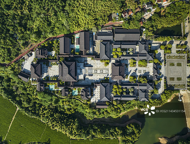 敬亭山弘愿寺图片素材