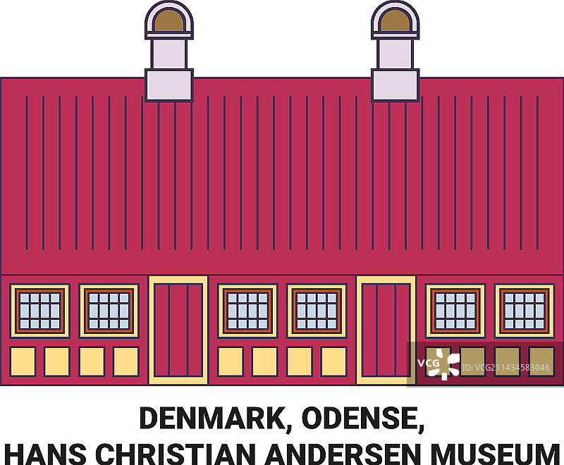 丹麦欧登塞：汉斯·克里斯蒂安·安徒生博物馆图片素材