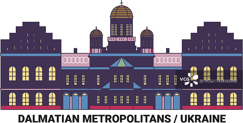 乌克兰达尔马提亚大都会地标旅行图片素材