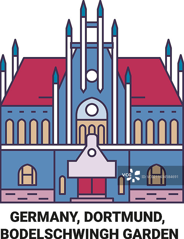 德国多特蒙德博德尔施温格花园旅行图片素材