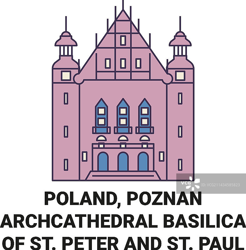 波兰波兹南主教座堂图片素材