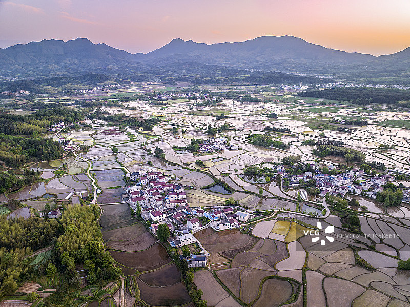 旌德县三山村图片素材