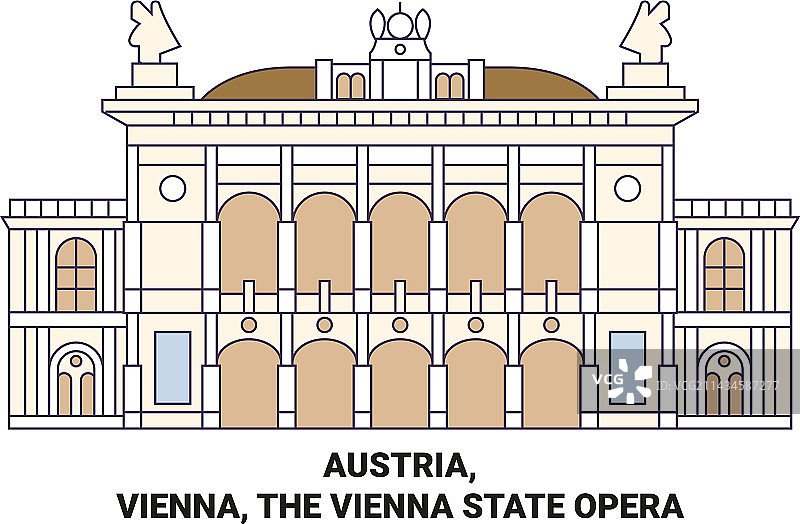 奥地利维也纳国家歌剧院之旅图片素材