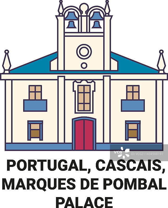 葡萄牙卡斯卡伊斯庞巴尔侯爵宫殿之旅图片素材