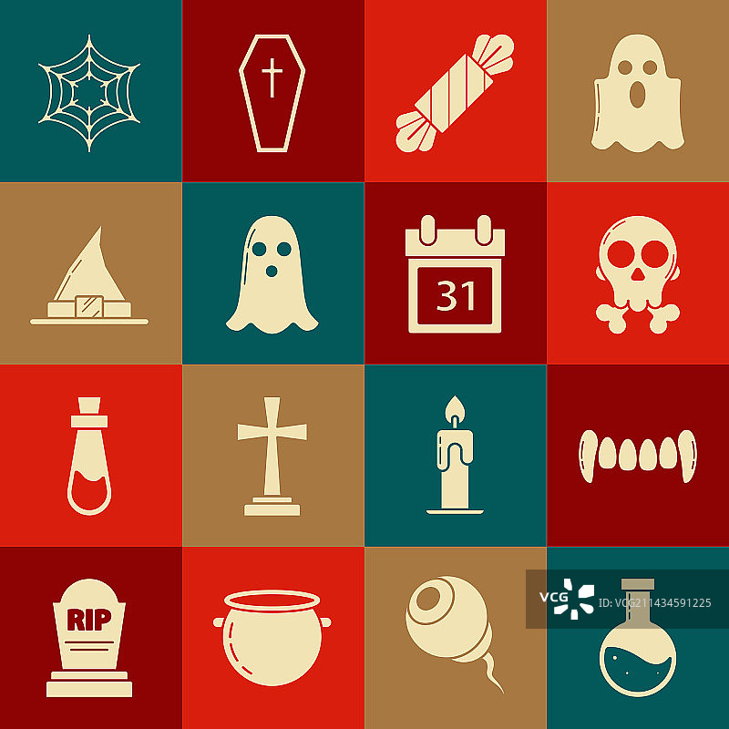 药剂瓶、吸血鬼牙齿和骷髅素材图片素材