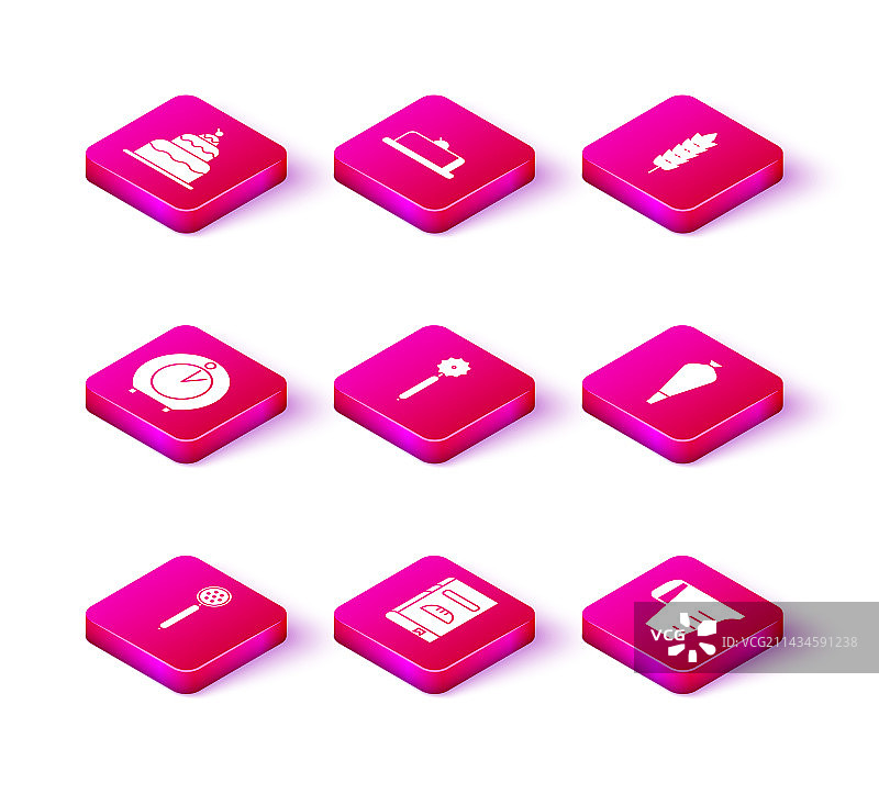 滤锅勺子食谱厨房定时器披萨图片素材