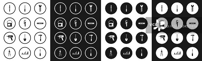金属螺丝、卡尺和比例尺图片素材