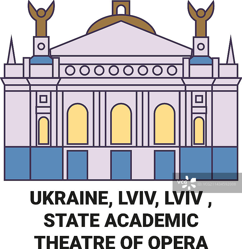 乌克兰利沃夫国立学术剧院图片素材