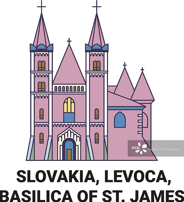 斯洛伐克莱沃察圣雅各伯大教堂之旅图片素材