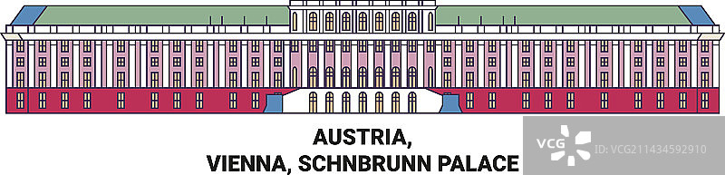 奥地利维也纳美泉宫旅游地标图片素材