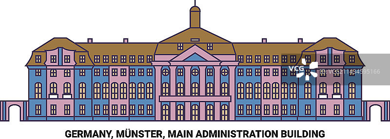 德国明斯特主要行政大楼图片素材