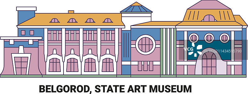 塞尔维亚别尔哥罗德国立艺术博物馆旅游地标图片素材