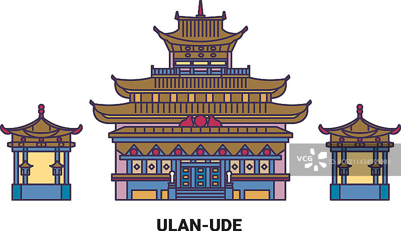 俄罗斯乌兰乌德旅游地标图片素材