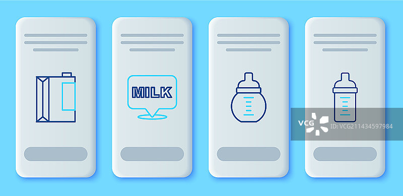 牛奶奶瓶纸图片素材