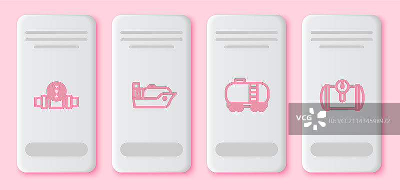 金属管道和阀门油轮船图片素材