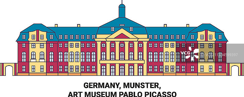 德国明斯特艺术博物馆毕加索作品图片素材