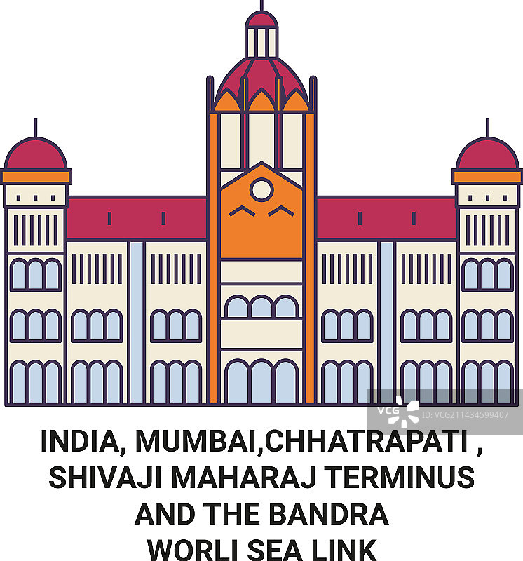 印度孟买希瓦吉大帝图片素材