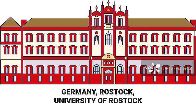 德国罗斯托克大学旅游图片素材