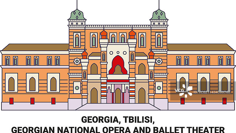 格鲁吉亚第比利斯国家歌剧院图片素材