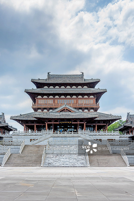 中国重庆宝顶山景区大足石刻博物馆图片素材