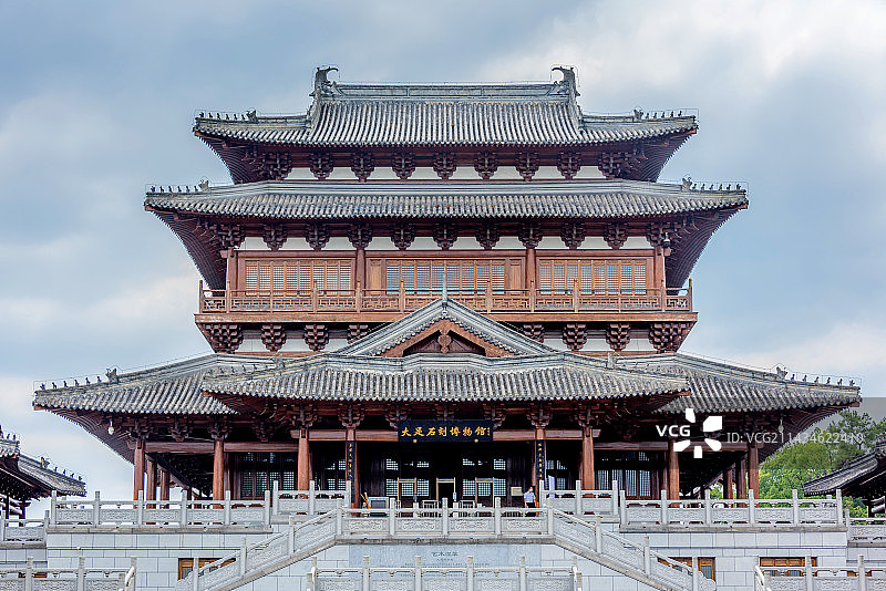 中国重庆宝顶山景区大足石刻博物馆图片素材