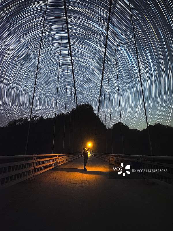 大金湖星空图片素材