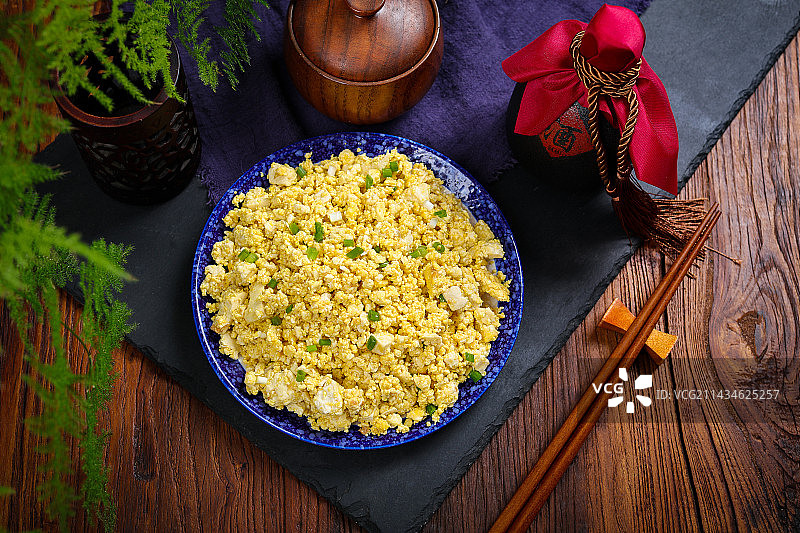 快餐外卖菜肴美食鸡刨豆腐图片素材