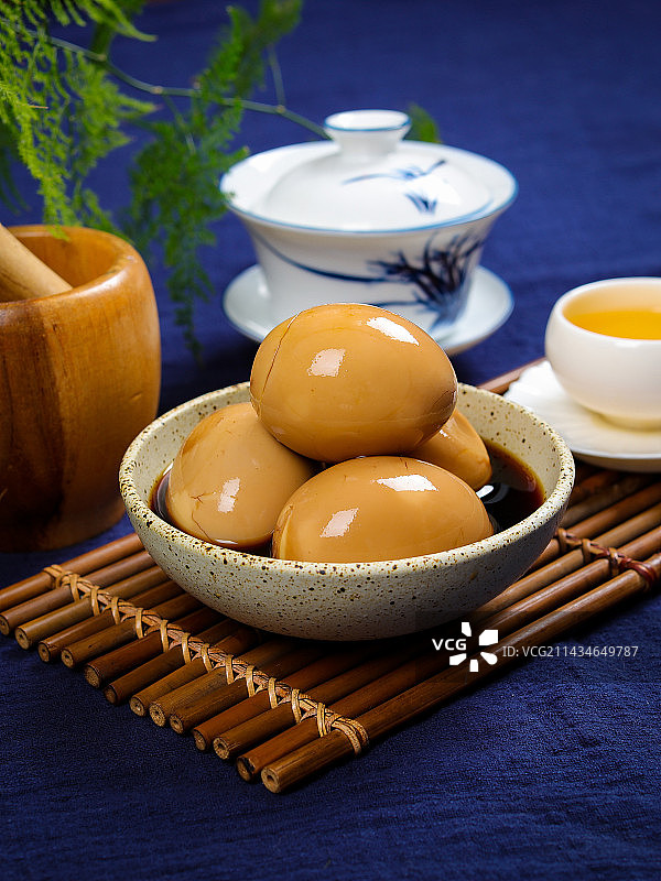 美味小吃美食卤水鸡蛋图片素材