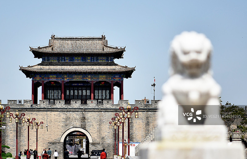 河北邯郸“北方水城”广府古城景色图片素材