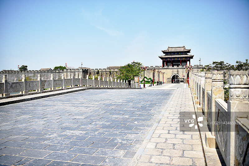 河北邯郸“北方水城”广府古城景色图片素材