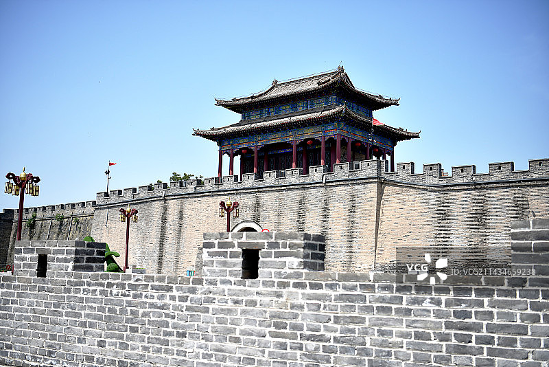 河北邯郸“北方水城”广府古城景色图片素材