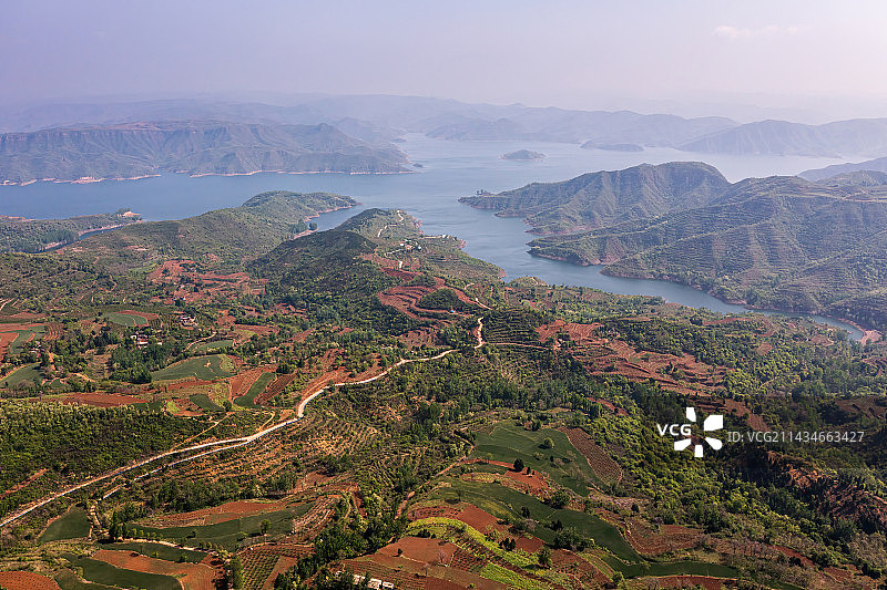 黄河神仙湾 黄河高质量发展 黄河生态廊道图片素材