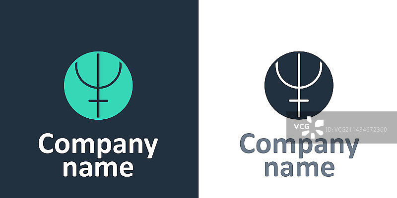 海王星行星符号图标标志图片素材