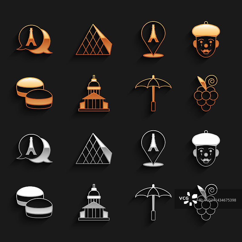 博物馆法式哑剧葡萄水果素材图片素材