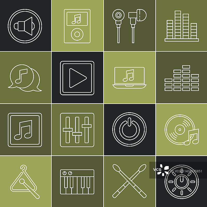 旋钮式电平技术设置图片素材