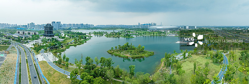 成都东安湖图片素材
