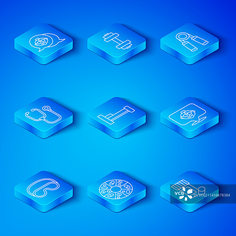 线条眼睛睡眠眼罩床维生素药丸图片素材