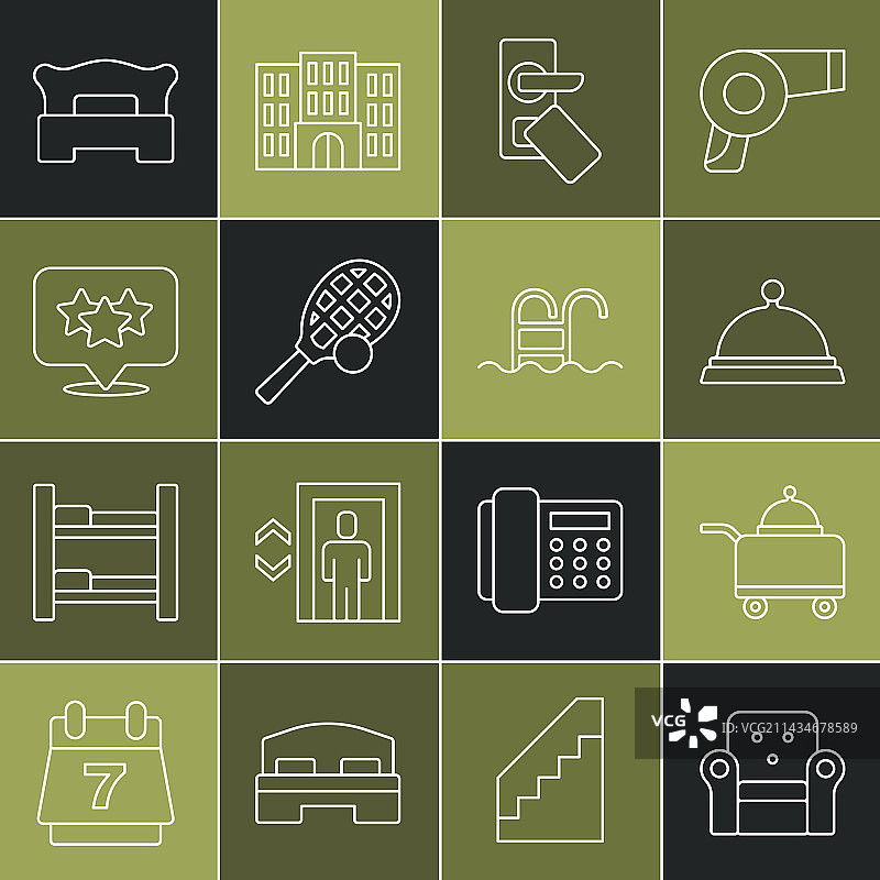 带食物托盘的扶手椅图片素材