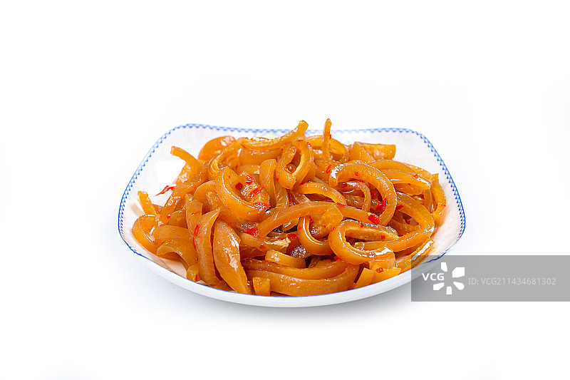 美味家常菜酸辣猪肉皮图片素材