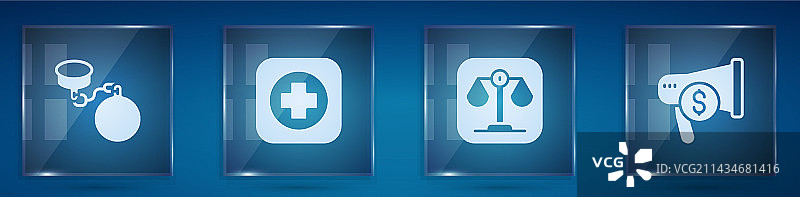 链球医院标牌天平套装图片素材