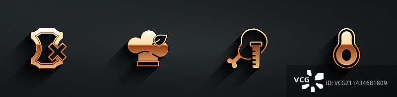 禁止皮革纯素食品饮食基因图片素材