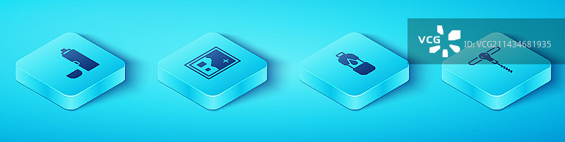 2.5D保温瓶地图红酒套装图片素材