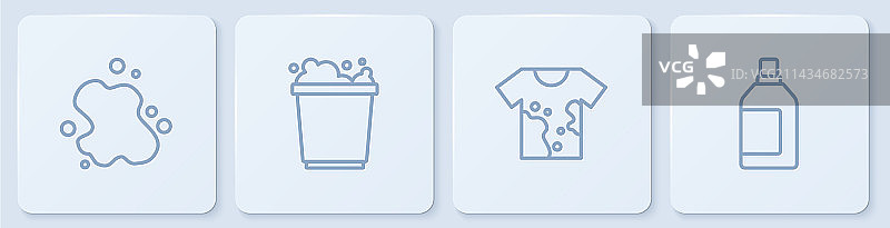 溢水、脏T恤、水桶banner图片素材