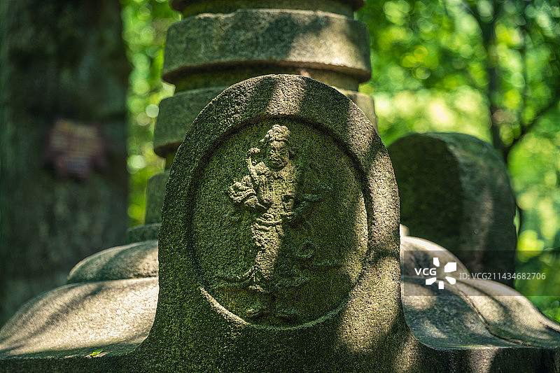 湖南长沙岳麓书院隋舍利塔图片素材