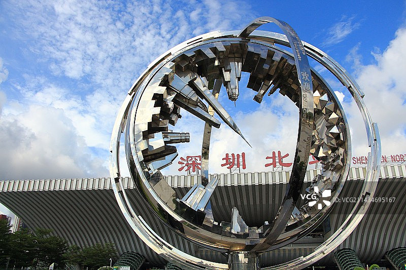 深圳北高铁站图片素材